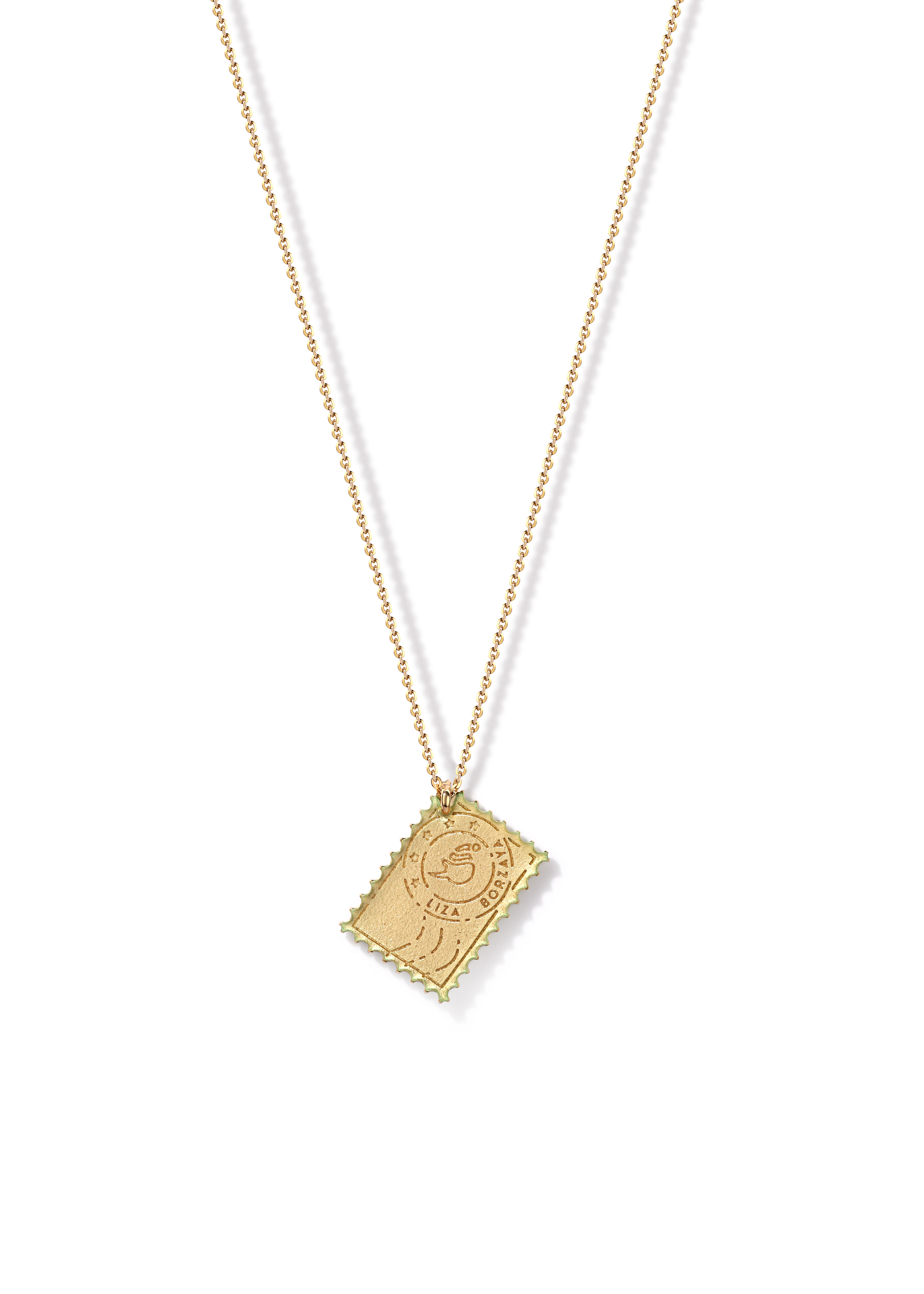 Pendant on a chain "Easter mail"