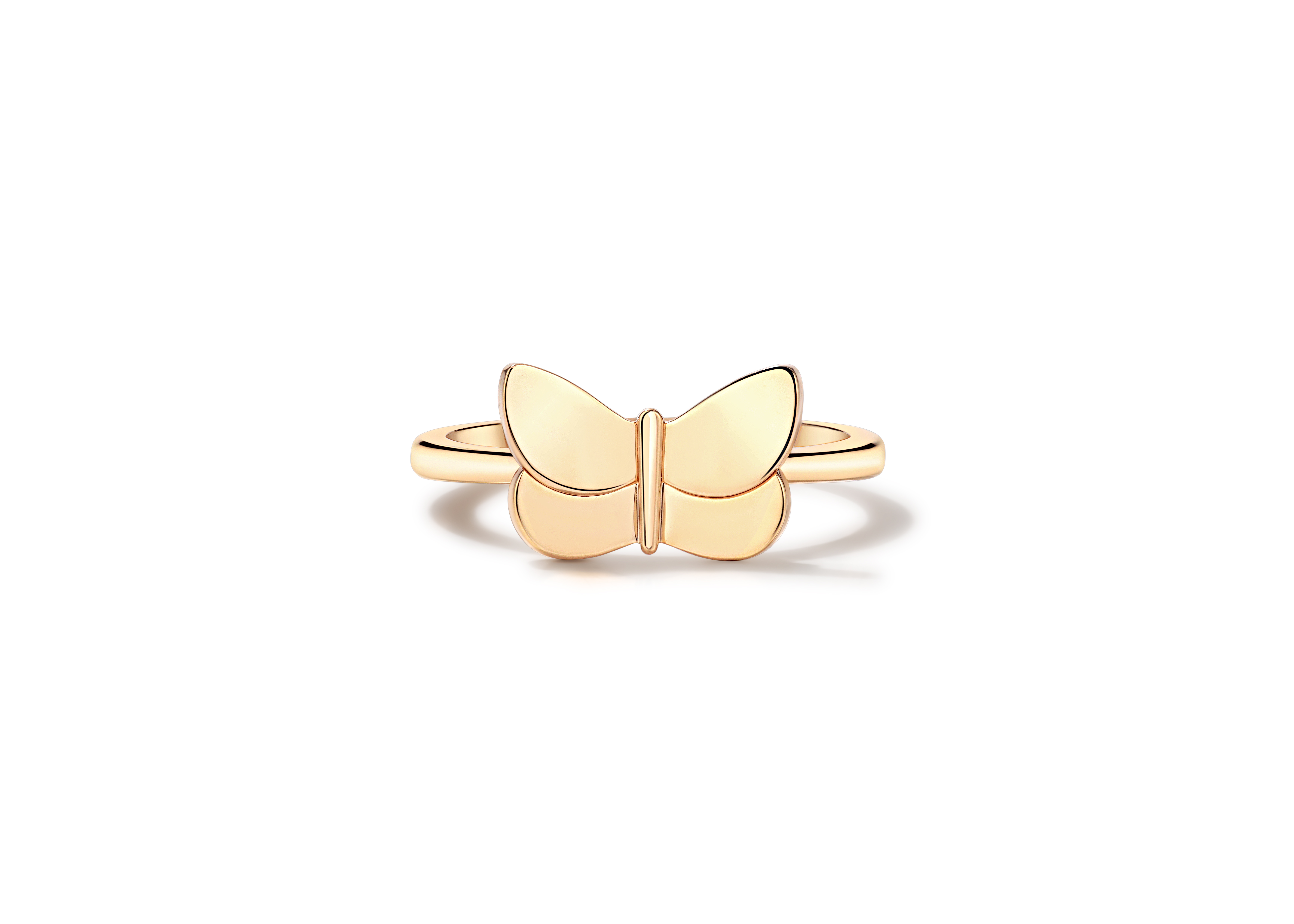 Ring “Golden Butterfly”, 12 mm
