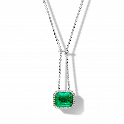 Necklace "emerald"