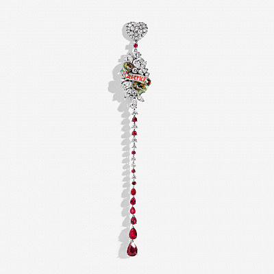 Ribbon Long Earring