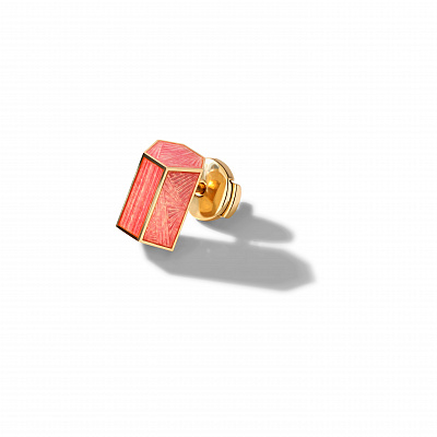 Stud earring pink