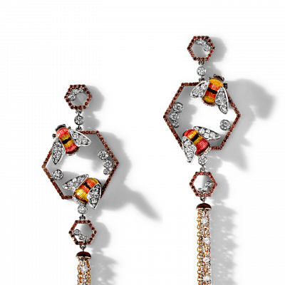 Earrings «Bumblebee»