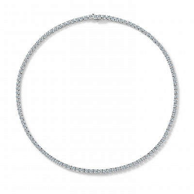 Tennis necklace 14.6 ct