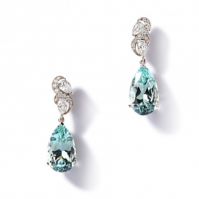 Aquamarin earrings