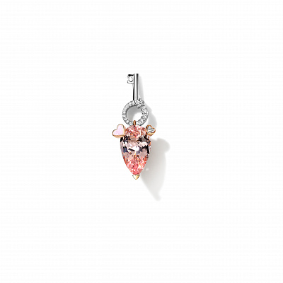 Key with morganite