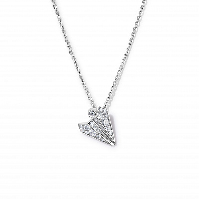 Chain pendant "Paper plane"