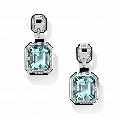 Aquamarin earrings