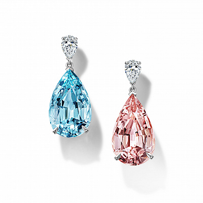 Earrings «Aquamarine» 