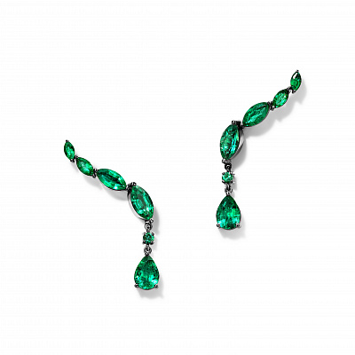Earrings with marquises