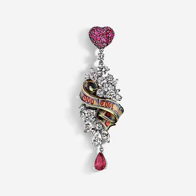 Ribbon Earring Too cool for a tattoo